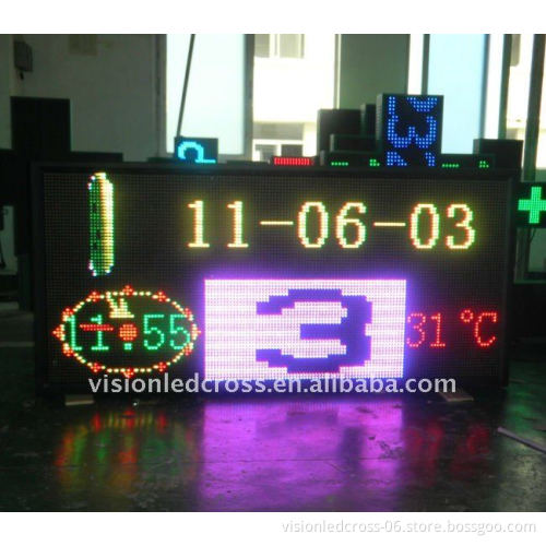 Full color Led Signage P12.5 display animations and videos